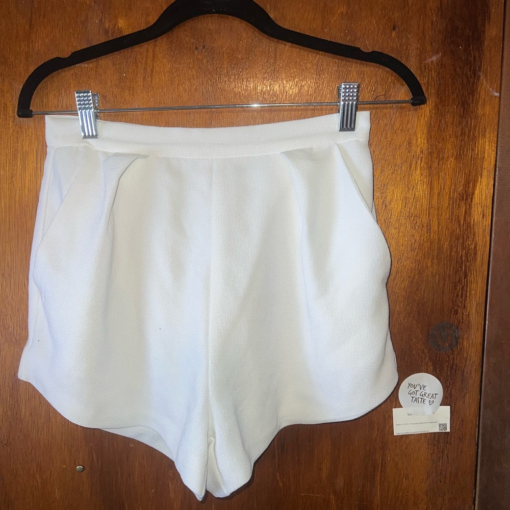 White shorts